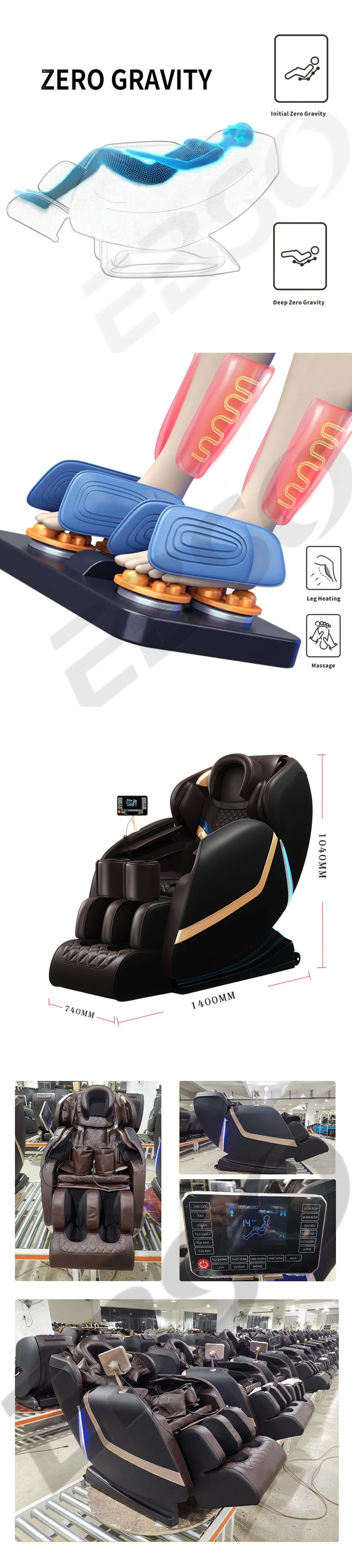 2022 Massage Chair 4D SL Track Zero Gravity Sofa Shiatsu Roller Full Body Air Pressure Massage Armchair 4D Massage Chair