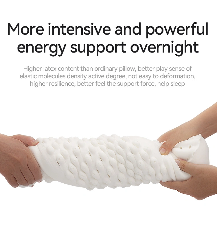 Coutour Massage Size 60*40*10/12cm 100% Natural Latex Pillow